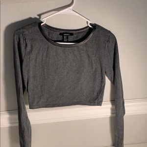 Forever 21 Cropped Long Sleeve